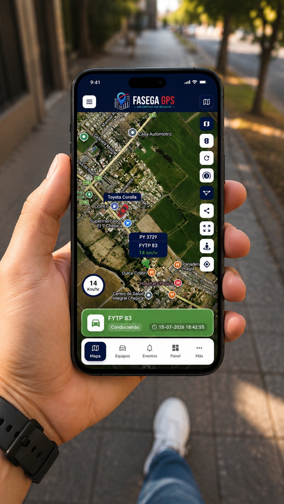 App Fasega GPS
